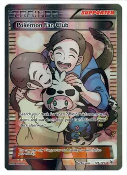 Pokemon Fan Club 106/106 Flashfire Full Art Pokemon Card - Image 1