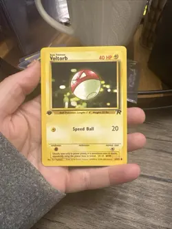 Voltorb Base Set, 1st Edition Common Card - Image 1