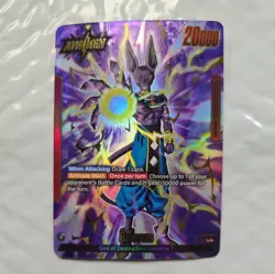 Dragon Ball Super Card Game Beerus Awakened Pulse FB01-002 Alt Art - Image 1