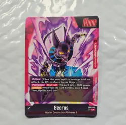 Dragon Ball Super Card Game Beerus Awakened Pulse FB01-002 Alt Art - Image 2