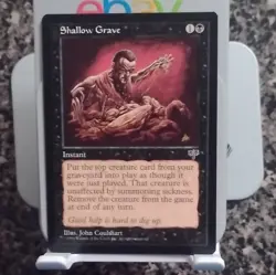 Magic: The Gathering Shallow Grave Instant Black John Coulthart English - Image 1