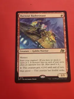 MTG Aetherdrift Burnout Bashtronaut 0115 NM Rare - Image 1