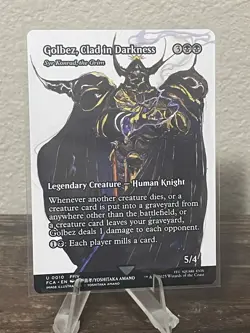 Golbez Clad in Darkness - Showcase - MtG Final Fantasy - NM - - Image 1