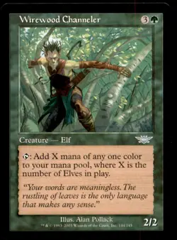 MTG Wirewood Channeler LP Light Play Legions [2368] - Image 1