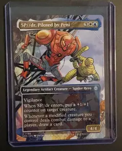 SP dr, Piloted by Peni - Borderless Marvel's Spider-Man SPM MTG #199 NM - Image 1