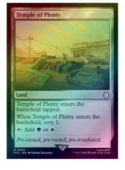 Temple of Plenty - Foil Fallout MTG - Image 1
