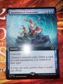 Harmonized Crescendo (Extended Art) Lorwyn Eclipsed Regular - Image 1