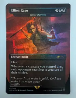 Ellie's Rage 2204 | NM Near Mint FOIL | SLD Secret Lair Magic MTG - Image 1