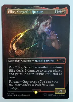 Ellie, Vengeful Hunter (Rainbow FOIL) 2203 | NM Near Mint | SLD Magic MTG - Image 1