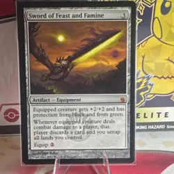 Sword of Feast and Famine 138/155 Mirrodin Besieged Mythic Regular Artifact MTG - Image 1