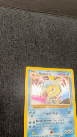 Pokemon TCG Vintage Gyarados 006/102 Base Set Holo LP - Image 2