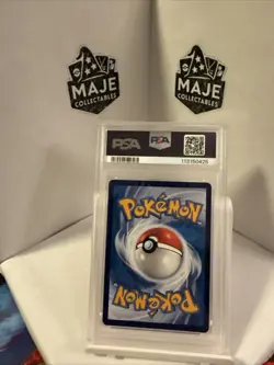 Pokemon TCG Gengar & Mimikyu GX Holo Ultra Rare 33/150 PSA 8 - Image 2
