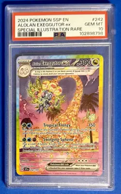 Pokemon Alolan Exeggutor 242/191 Surging Sparks Special Illustration Rare PSA 10 - Image 1