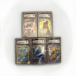 Pokemon CGC Graded Lot of 5 Slab Cards - Image 1