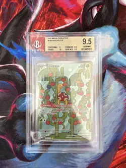 Pokemon Shuckle IR Mega Evolution Gem Mint Bgs 9.5 - Image 1