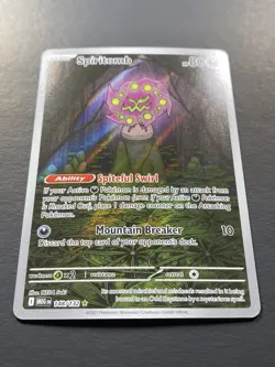 Pokemon: Spiritomb Illustration Rare IR Full Art Holo 148/132 Mega Evolution - Image 2
