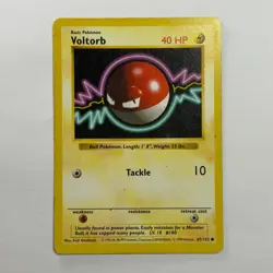 Pokemon TCG Voltorb Base Set #67/102 WOTC Vintage 1999 Shadowless - Image 1