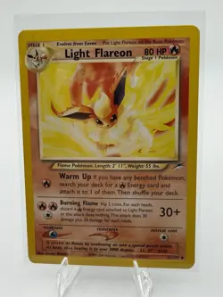 Pokemon Light Flareon 80 HP Uncommon Neo Destiny 46/105 English Unlimited - Image 1