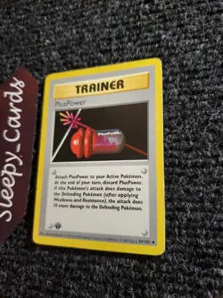 PlusPower - 84/102 - Shadowless - 1st Edition PL, English Pokemon Base Set - Image 2