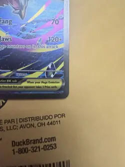 Pokemon TCG Mega Sharpedo EX 127/094 Me02: Phantasmal Flames Holo 330HP SIR - Image 4