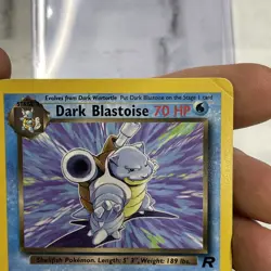 Pokemon TCG Dark Blastoise Non-Holo Rare 20/82 Team Rocket LP Vintage Pokemon - Image 2