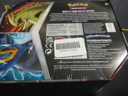 Sealed Pokemon TCG Sword & Shield Tyranitar V Strikers 5 Pack Booster Promo Tin - Image 3