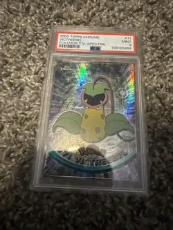 Topps 2000 Chrome Pokemon T.V. Spectra #71 Victreebel PSA 9 Mint - Image 2