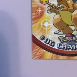 Topps Pokemon TCG Charizard - #6 - Non-Holo - Series 1 BLUE Logo *1* - Image 5