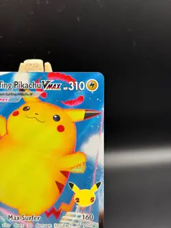 Pokemon TCG Surfing Pikachu Vmax 009/025 Celebrations Full Art Ultra Rare NM 008 - Image 4