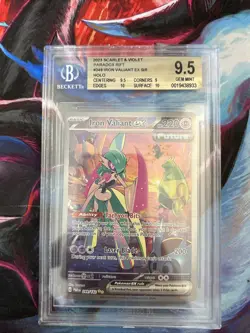 Pokemon Iron Valiant Ex SIR Paradox Rift Gem Mint Bgs 9.5 - Image 1