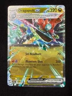 Pokemon TCG Dragapult ex 130/167 Twilight Masquerade TWM Double Rare - Image 1