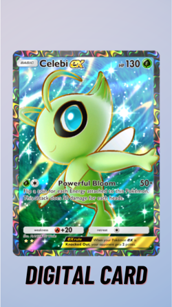 Celebi EX Full Art Mythical Island Pokemon TCG Pocket Trade 2 Star ⭐⭐ (English) - Image 1