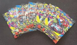 🎆 Pokemon MEGA EVOLUTION Booster Pack Lot / Bundle 10 Packs New Sealed 🎆 - Image 1