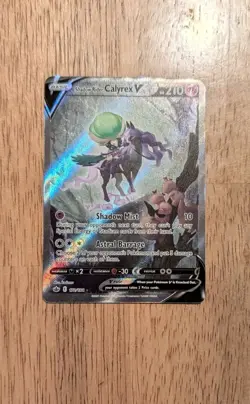 Shadow Rider Calyrex V (Alternate Art) 172/198 SWSH06 Chilling Reign Pokemon - Image 1