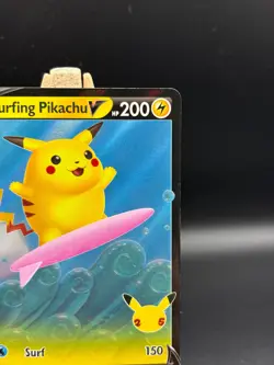 Surfing Pikachu V 008/025 Pokemon Celebrations Ultra Rare Near Mint (NM) 008/025 - Image 4