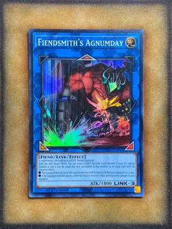 Yugioh Fiendsmith's Agnumday ROTA-EN045 Super Rare 1st Ed NM - Image 1