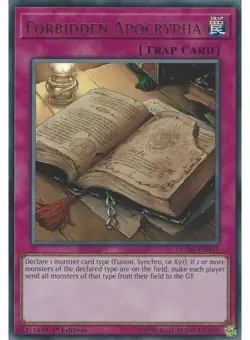 Yugioh - Forbidden Apocrypha (Ultra Rare) (1st Edition) - DUDE-EN047 P - Image 1