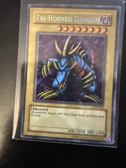 Tri-Horned Dragon LOB-000 The Legend of Blue Eyes White Dragon Unlimited - Image 1