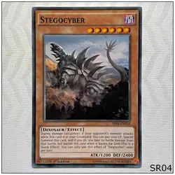 Stegocyber - SR04-EN016 - Common 1st Edition Yugioh - Image 1
