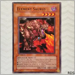Element Saurus - RDS-EN014 - Common 1st Edition Yugioh - Image 1