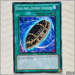 Burial from a Different Dimension - SDLS-EN029 - Common 1st Edition Yugioh - Image 1
