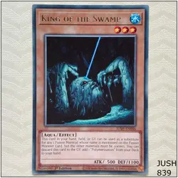 King of the Swamp - JUSH-EN046 - Rare 1st Edition Yugioh - Image 1