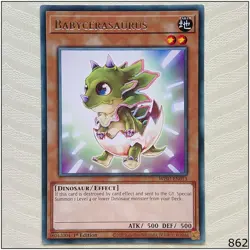 Babycerasaurus - WISU-EN013 - Rare 1st Edition Yugioh - Image 1