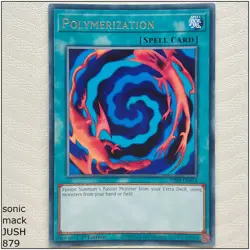 Polymerization - JUSH-EN014 - Rare 1st Edition Yugioh - Image 1
