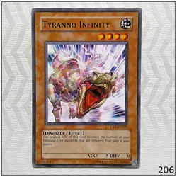 Tyranno Infinity - CRV-EN029 - Common Unlimited Yugioh - Image 1