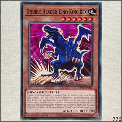 Double-Headed Dino King Rex - MP24-EN362 - Common 1st Edition Yugioh - Image 1