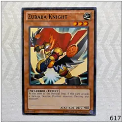 Zubaba Knight - SP13-EN001 - Starfoil Rare Unlimited Yugioh - Image 1