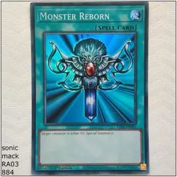 Monster Reborn - RA03-EN052 - 1st Edition Yugioh - Image 1