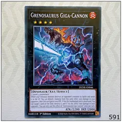 Grenosaurus Giga-Cannon - DUNE-EN046 - Common 1st Edition Yugioh - Image 1