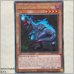 Souleating Oviraptor - WISU-EN012 - Rare 1st Edition Yugioh - Image 1